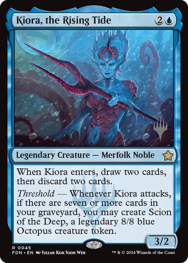 Kiora the Rising Tide 45p/101 (Promo Pack: Edge of Eternities)  | Good Games Morley