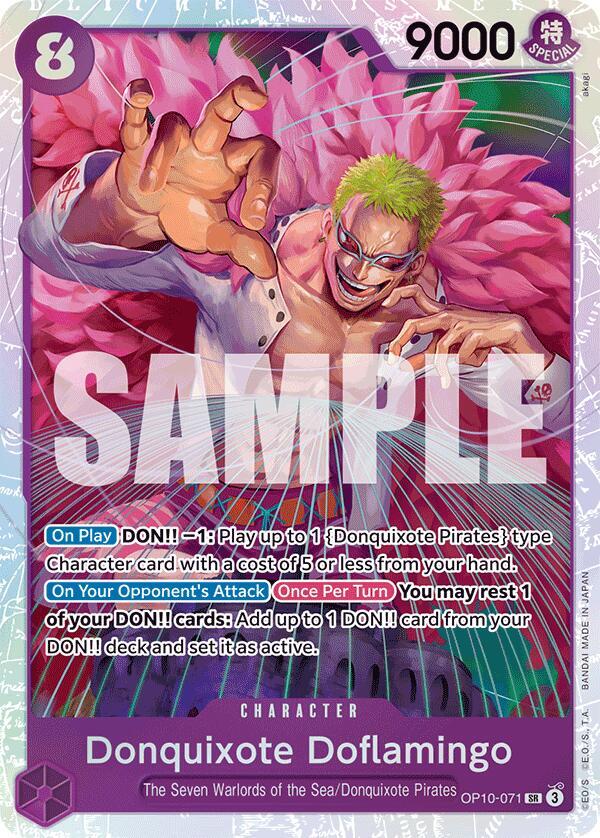 Donquixote Doflamingo OP10-071 (Royal Blood)  - Foil | Good Games Morley