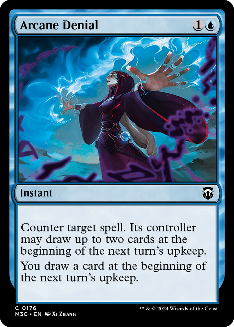 Arcane Denial (Ripple Foil) [Modern Horizons 3 Commander] | Good Games Morley