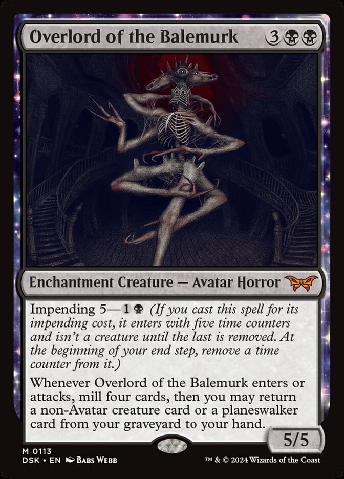 Overlord of the Balemurk 113 (Duskmourn: House of Horror)  | Good Games Morley