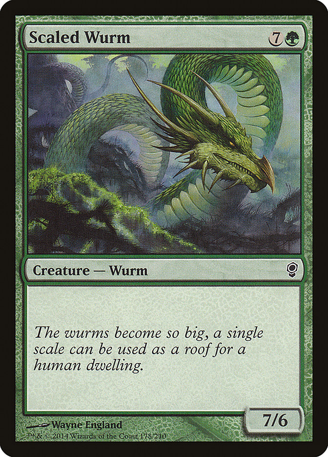 Scaled Wurm 178/210 (Conspiracy)  - Foil | Good Games Morley