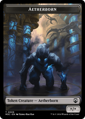 Aetherborn (Ripple Foil) // Servo Double-Sided Token [Modern Horizons 3 Commander Tokens] | Good Games Morley