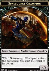 Sunscourge Champion // Zombie Double-Sided Token [Hour of Devastation Tokens] | Good Games Morley