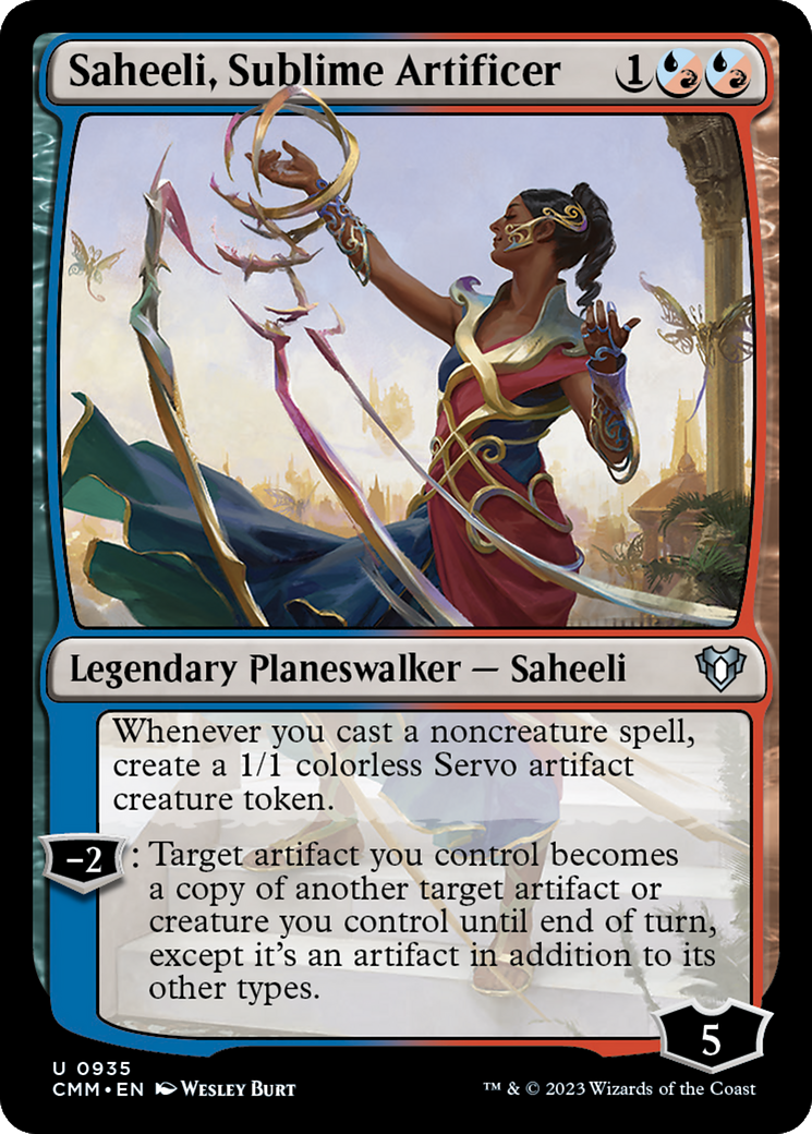 Saheeli, Sublime Artificer [Commander Masters] | Good Games Morley