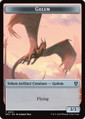 Construct // Golem (0013) Double-Sided Token [Aetherdrift Tokens] | Good Games Morley