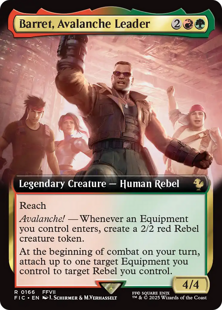 Barret, Avalanche Leader (Extended Art) [FINAL FANTASY Commander] | Good Games Morley