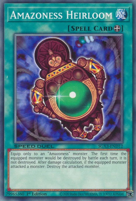 Amazoness Heirloom [SGX3-END12] Common | Good Games Morley