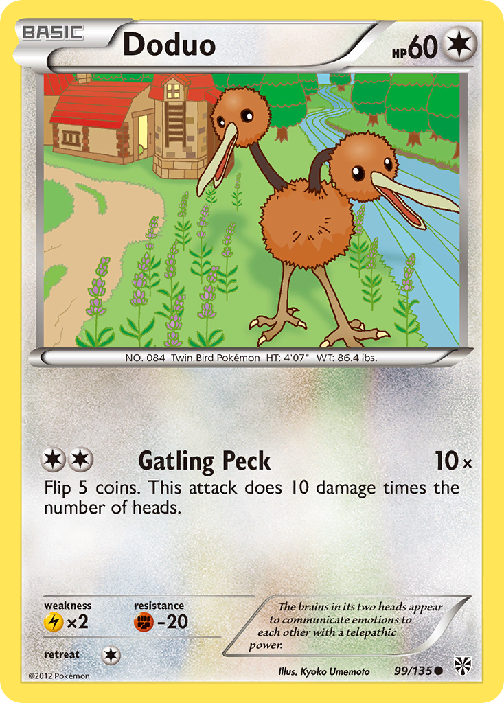 Doduo (99/135) [Black & White: Plasma Storm] | Good Games Morley