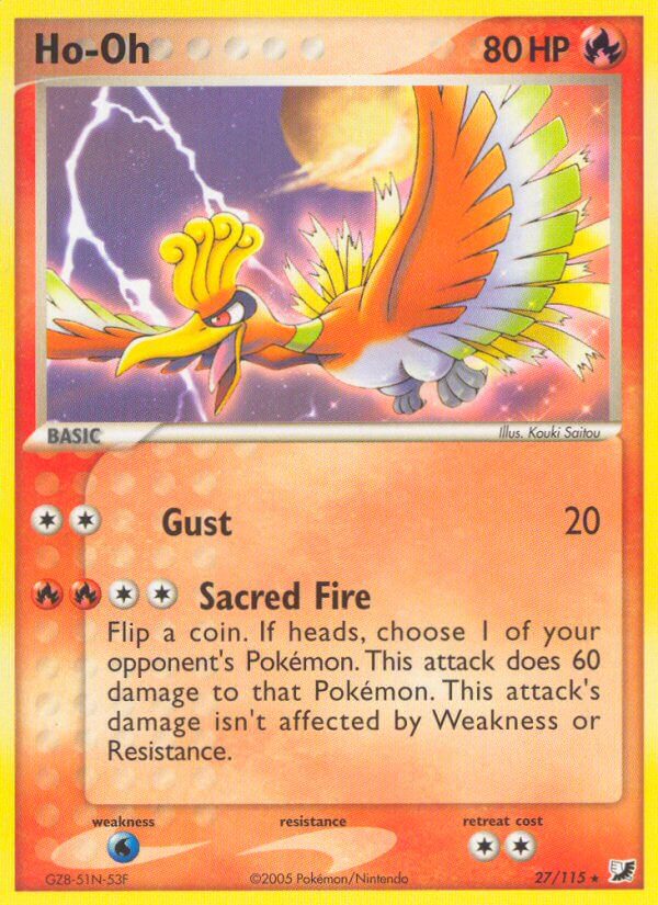 Ho Oh (27/115) (Theme Deck Exclusive) [EX: Unseen Forces] | Good Games Morley