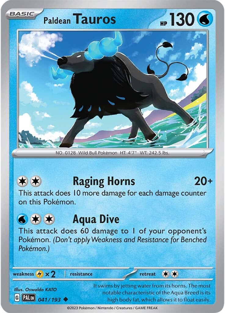Paldean Tauros (041/193) [Scarlet & Violet: Paldea Evolved] | Good Games Morley