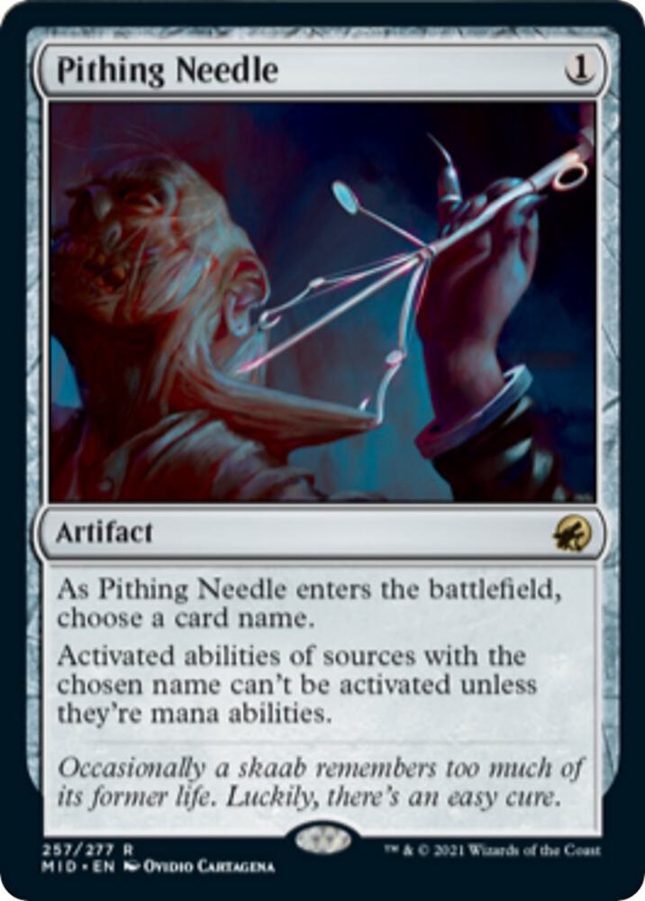 Pithing Needle 257 (Innistrad: Midnight Hunt)  | Good Games Morley