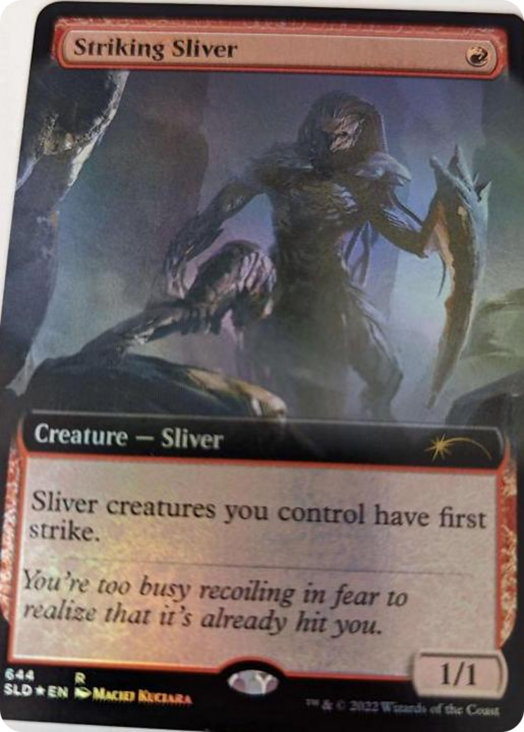 Striking Sliver (Extended Art) [Secret Lair Drop Series] | Good Games Morley