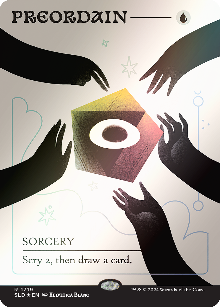 Preordain (1719) (Rainbow Foil) [Secret Lair Drop Series] | Good Games Morley