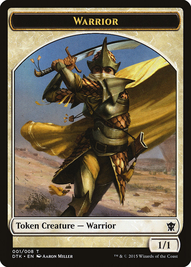 Warrior Token [Dragons of Tarkir Tokens] | Good Games Morley