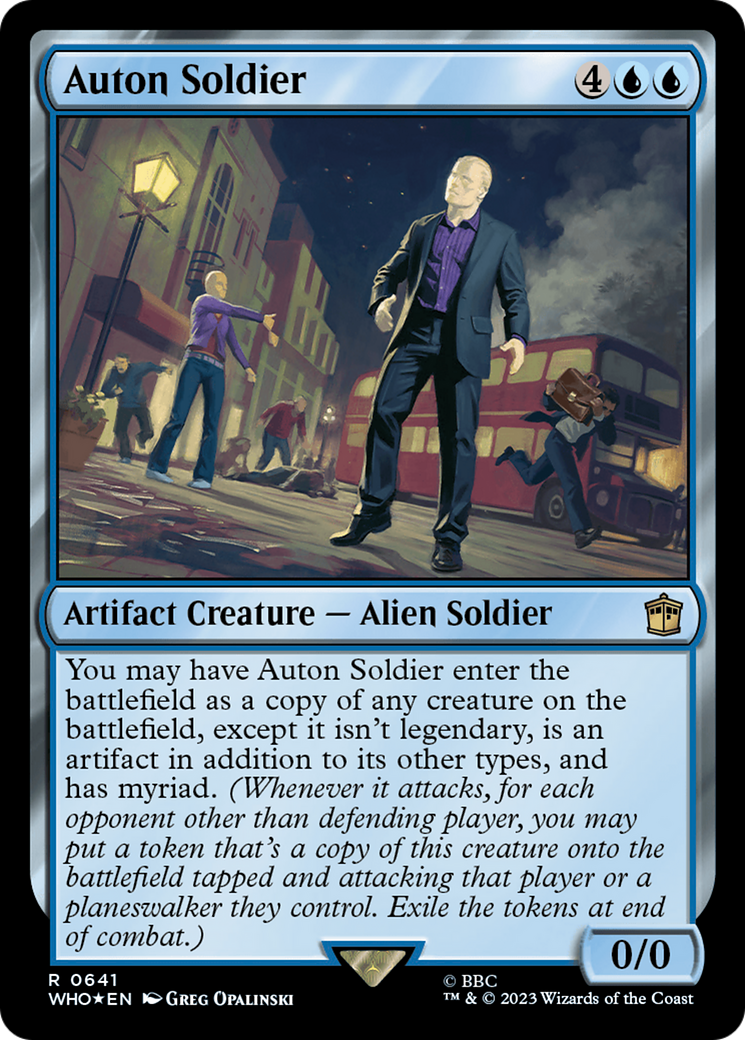 Auton Soldier (Surge Foil) [Doctor Who] | Good Games Morley