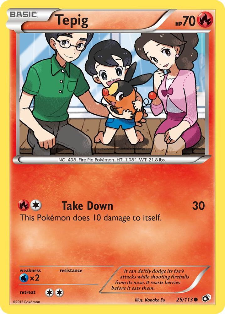 Tepig 25/113 (Legendary Treasures)  | Good Games Morley