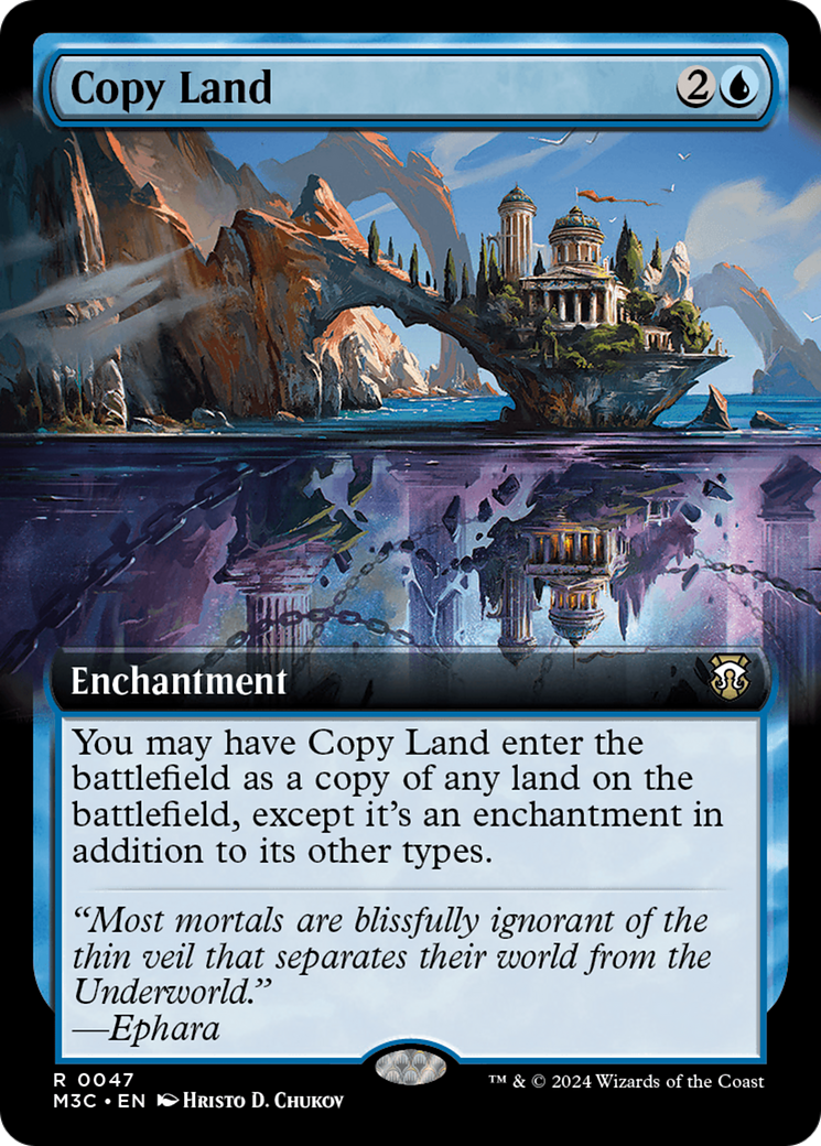 Copy Land (Extended Art) [Modern Horizons 3 Commander] | Good Games Morley