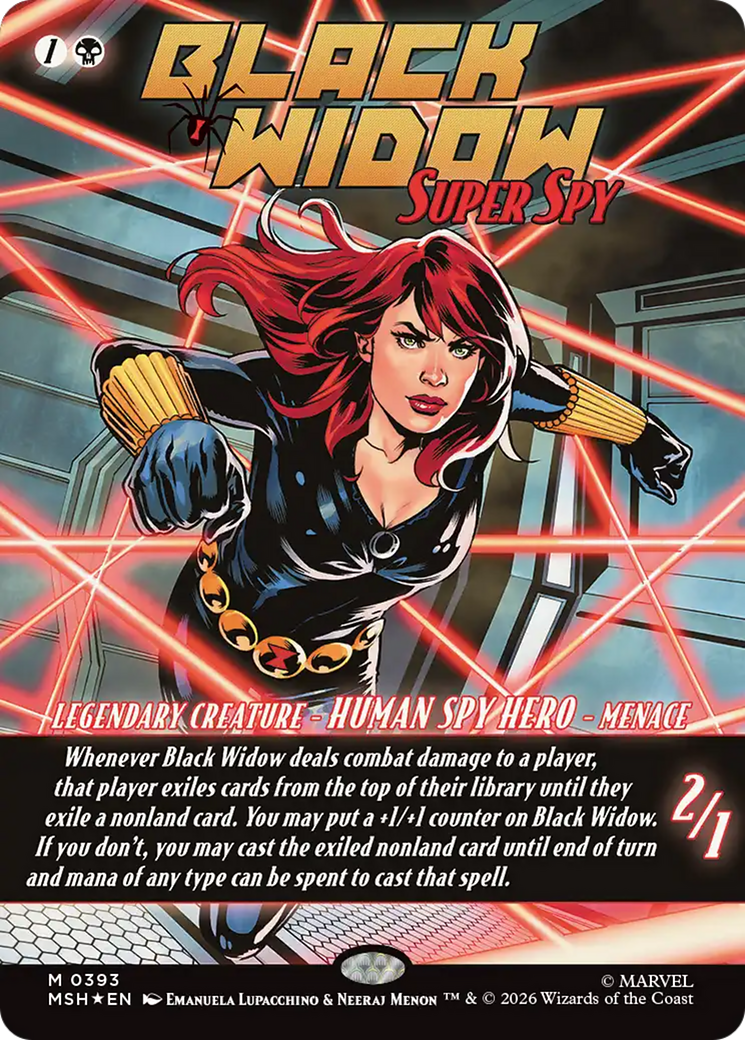 Black Widow, Super Spy (Borderless) (0393) [Marvel Super Heroes] | Good Games Morley