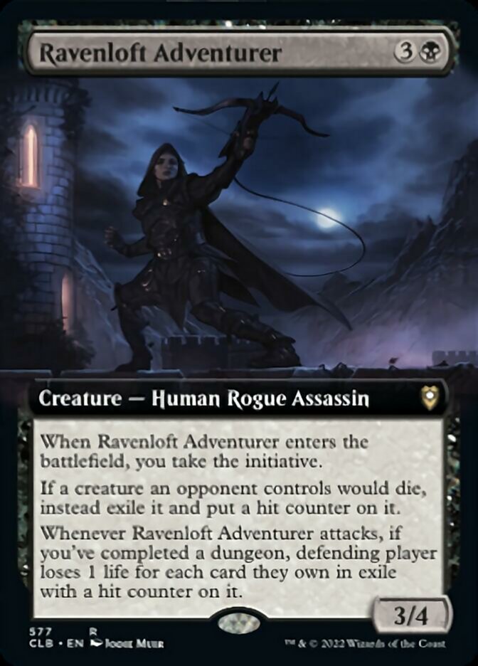 Ravenloft Adventurer (Extended Art) [Commander Legends: Battle for Baldur's Gate] | Good Games Morley