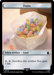 Warrior // Food (0025) Double-Sided Token [Doctor Who Tokens] | Good Games Morley