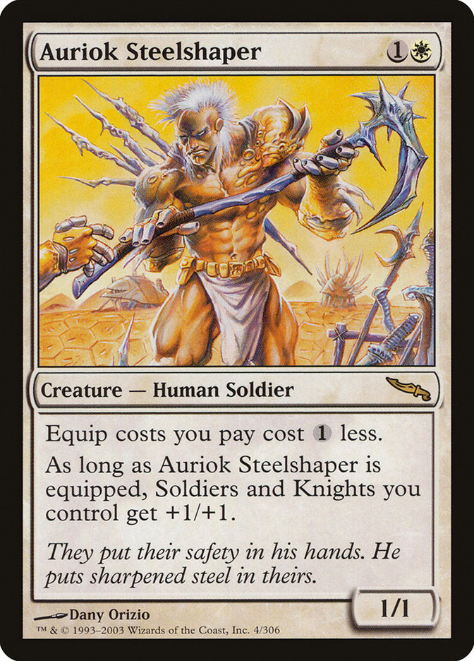 Auriok Steelshaper 4/306 (Mirrodin)  | Good Games Morley