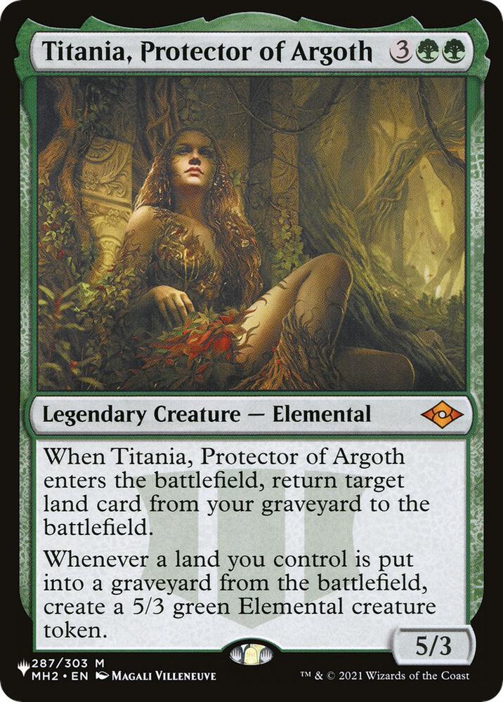 Titania Protector of Argoth 287/303 (The List Reprints)  | Good Games Morley