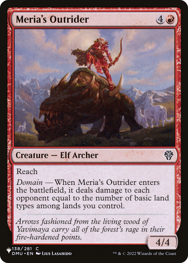 Meria's Outrider [The List] | Good Games Morley
