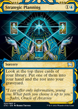 Strategic Planning (Foil Etched) [Strixhaven: School of Mages Mystical Archive] | Good Games Morley