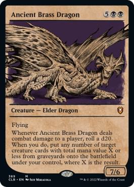 Ancient Brass Dragon Showcase 389 (Commander Legends: Battle for Baldur's Gate)  | Good Games Morley