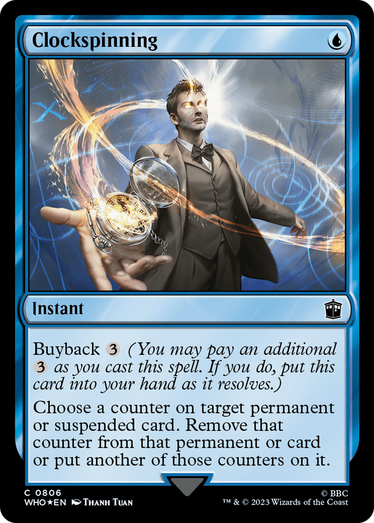 Clockspinning (Surge Foil) [Doctor Who] | Good Games Morley
