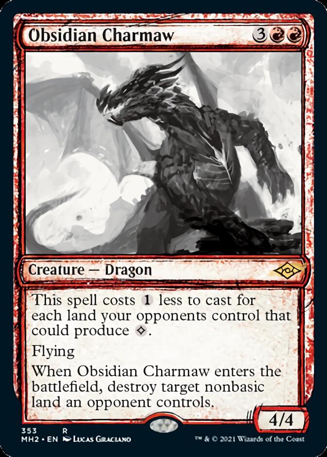 Obsidian Charmaw (Sketch) [Modern Horizons 2] | Good Games Morley