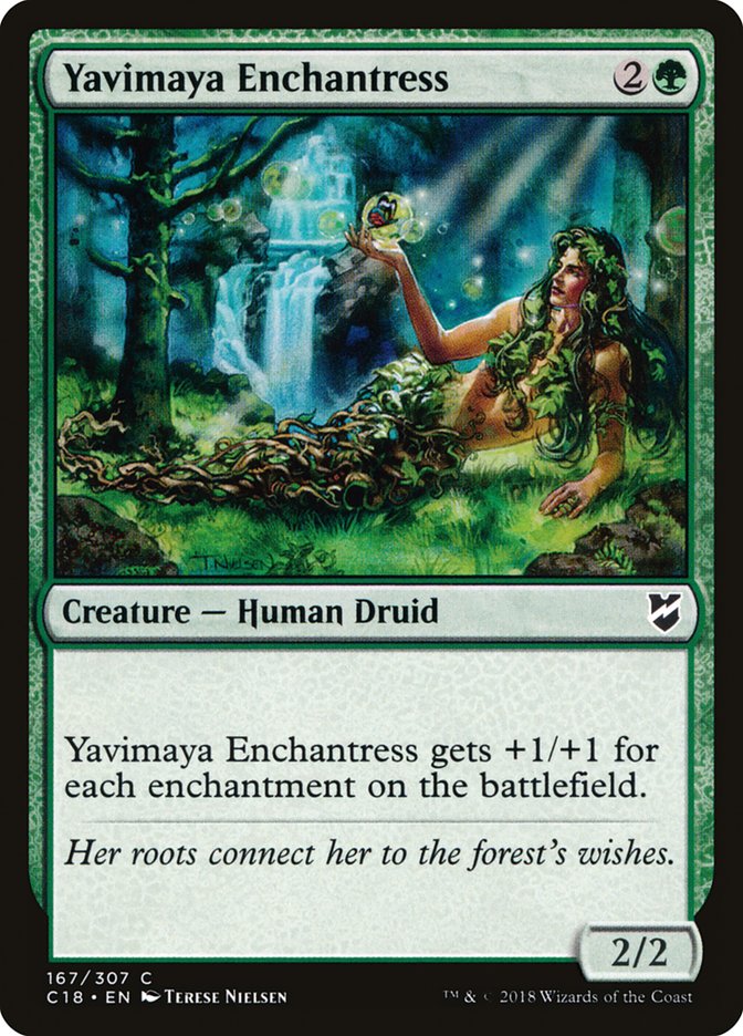 Yavimaya Enchantress 167/307 (Commander 2018)  | Good Games Morley