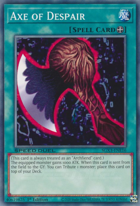 Axe of Despair [SGX3-ENE16] Common | Good Games Morley