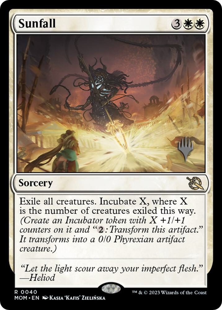 Sunfall 40 (Promo Pack: March of the Machine)  - Foil | Good Games Morley
