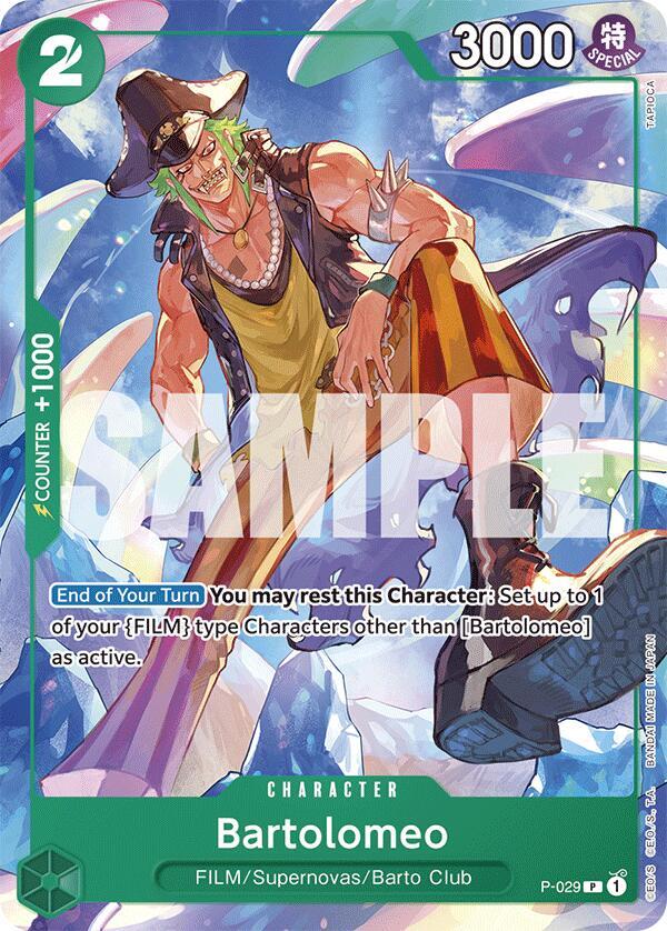 Bartolomeo P-029 (Starter Deck 16: GREEN Uta)  | Good Games Morley