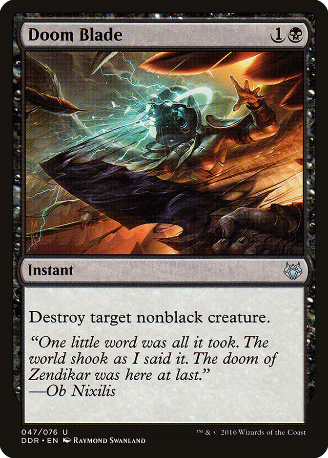 Doom Blade [Duel Decks: Nissa vs. Ob Nixilis] | Good Games Morley