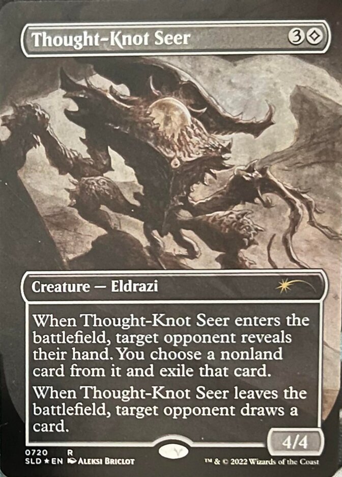 Thought-Knot Seer (720) (Borderless) [Secret Lair Drop Promos] | Good Games Morley