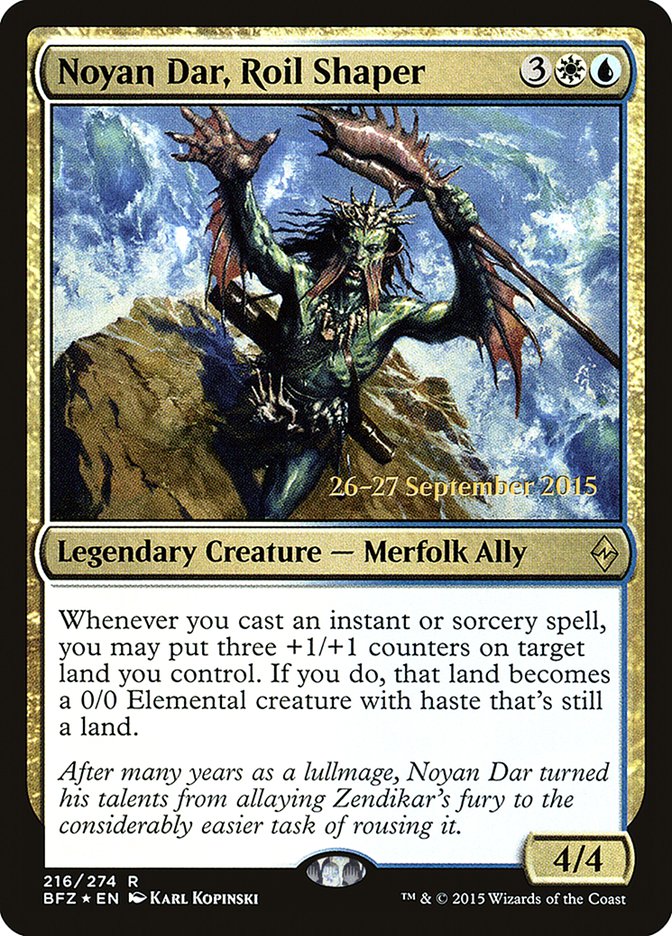 Noyan Dar, Roil Shaper [Battle for Zendikar Prerelease Promos] | Good Games Morley