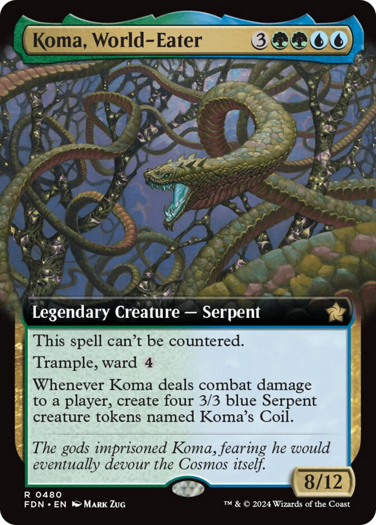 Koma, World-Eater (Extended Art) [Foundations] | Good Games Morley