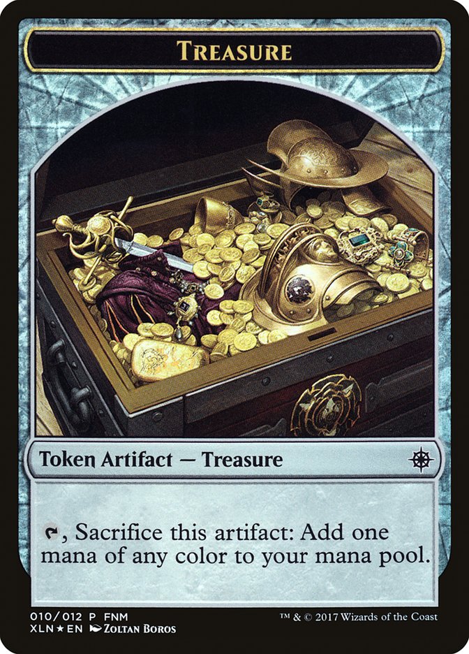 Vampire // Treasure Double-Sided Token [Friday Night Magic 2017] | Good Games Morley