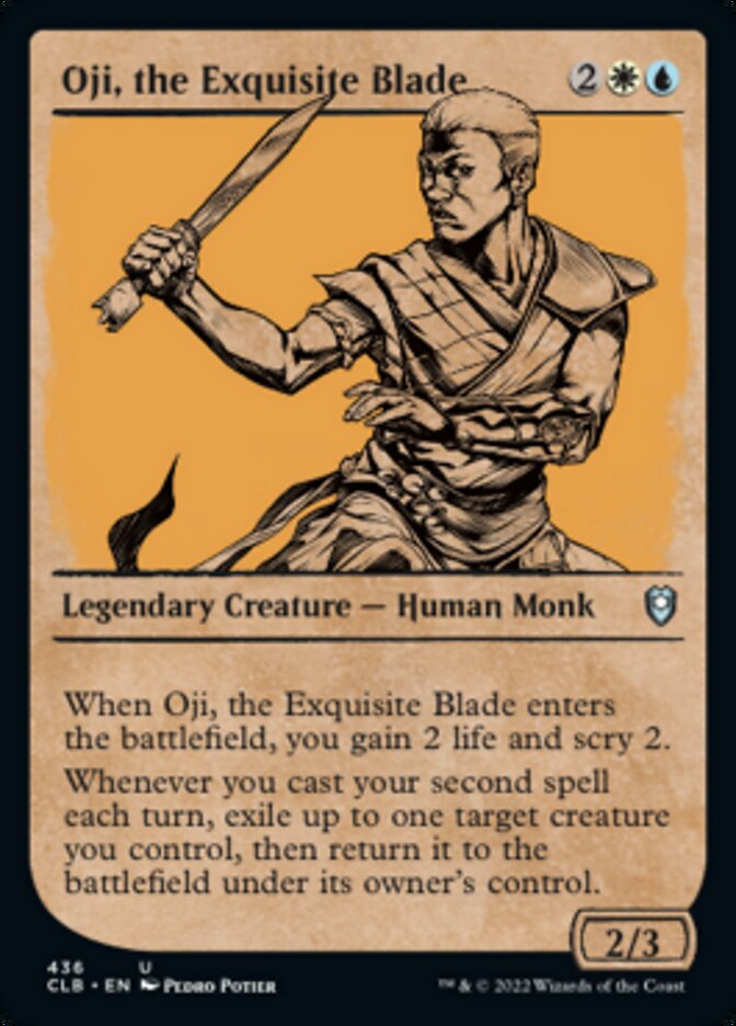 Oji, the Exquisite Blade (Showcase) [Commander Legends: Battle for Baldur's Gate] | Good Games Morley