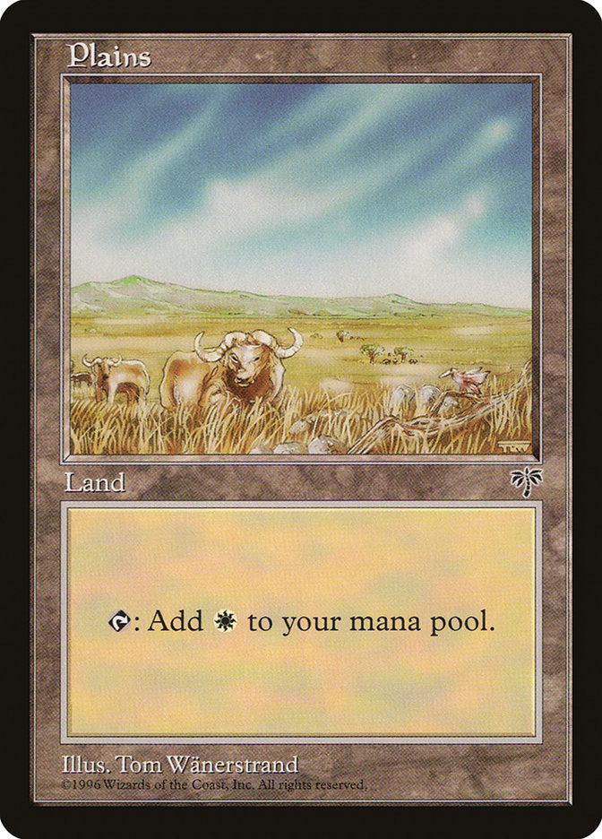 Plains (Oxen / Signature on Right) [Mirage] | Good Games Morley