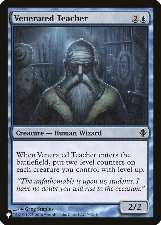 Venerated Teacher [The List] | Good Games Morley