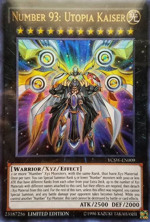 Number 93: Utopia Kaiser [YCSW-EN009] Ultra Rare | Good Games Morley