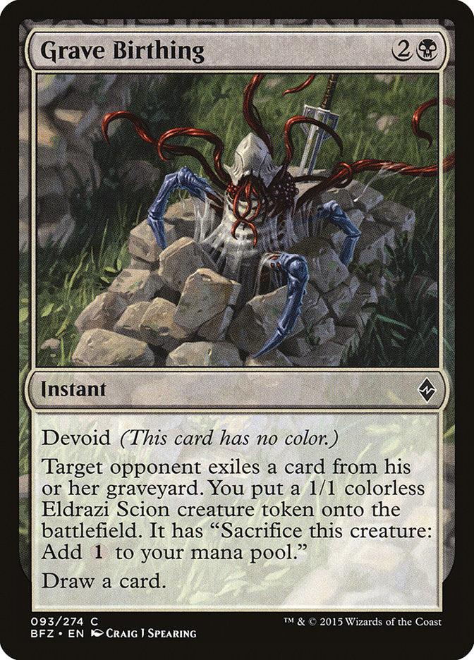 Grave Birthing 93/274 (Battle for Zendikar)  | Good Games Morley