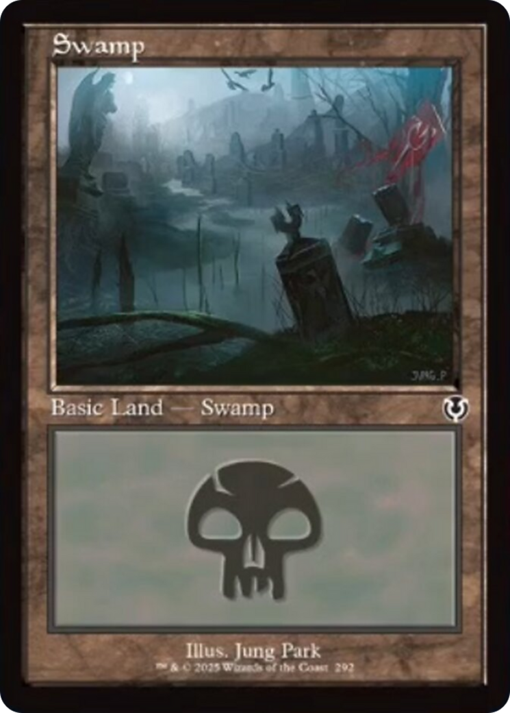 Swamp (292) (Retro Frame) [Innistrad Remastered] | Good Games Morley