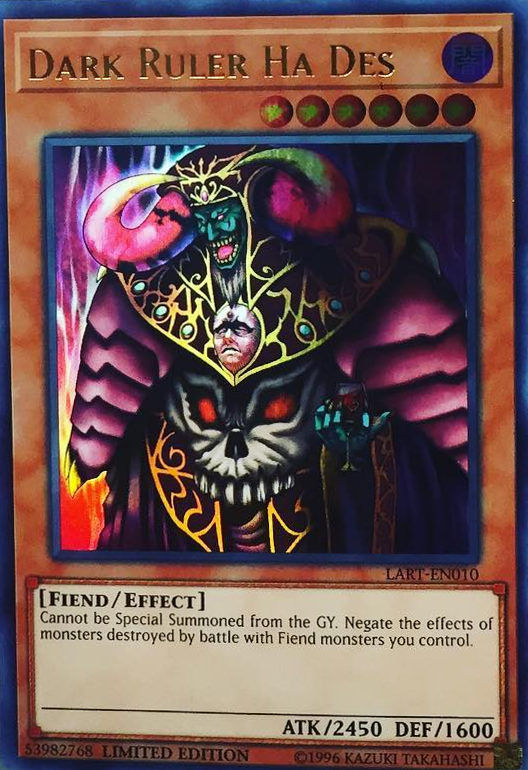 Dark Ruler Ha Des [LART-EN010] Ultra Rare | Good Games Morley