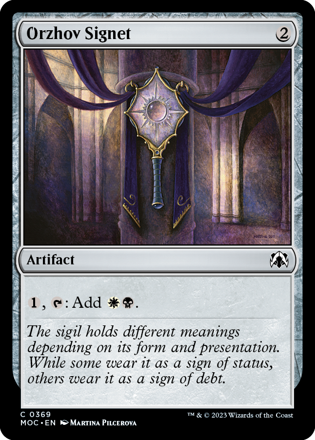 Orzhov Signet [March of the Machine Commander] | Good Games Morley