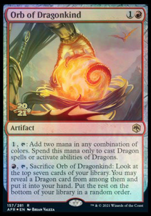 Orb of Dragonkind [Dungeons & Dragons: Adventures in the Forgotten Realms Prerelease Promos] | Good Games Morley