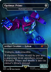 Darksteel Colossus - Optimus Prime (Borderless) [Secret Lair Drop Series] | Good Games Morley